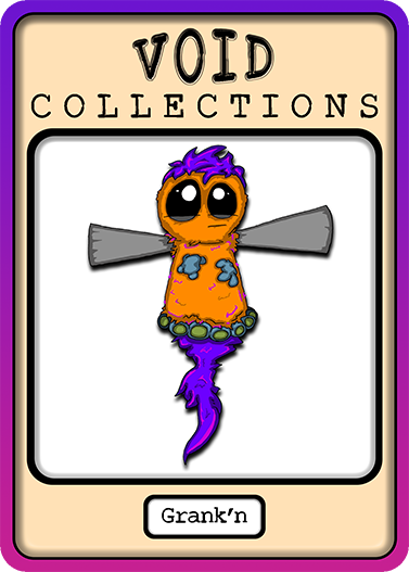 A picture of the Grank'n card with its standard border.