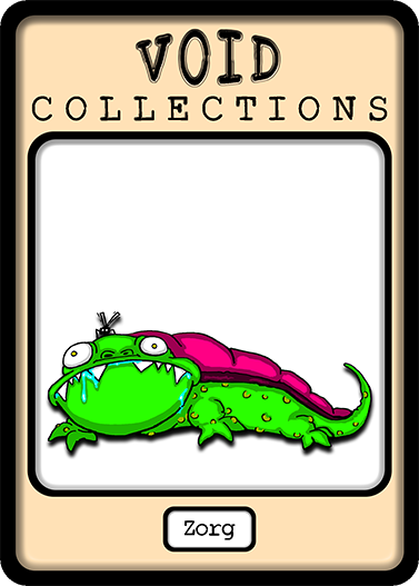 A picture of the Zorg card with its standard border.