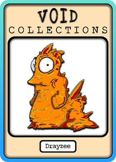 A picture of the Drayzee card with its standard border.