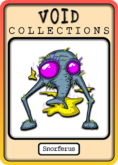 A picture of the Snorferus card with its standard border.