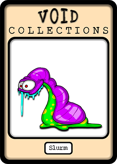 A picture of the Slurm card with its standard border.