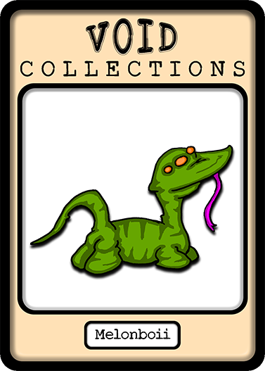 A picture of the Melonboii card with its standard border.