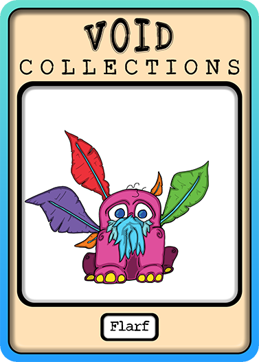 A picture of the Flarf card with its standard border.