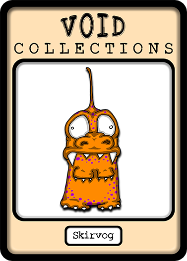 A picture of the Skirvog card with its standard border.