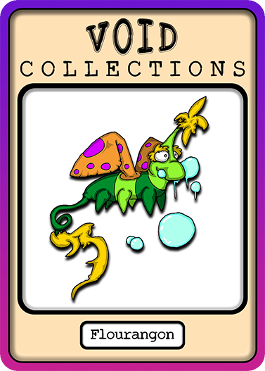 A picture of the Flourangon card with its standard border.