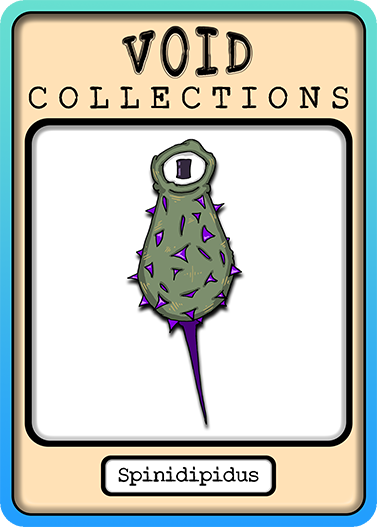 A picture of the Spinidipidus card with its standard border.