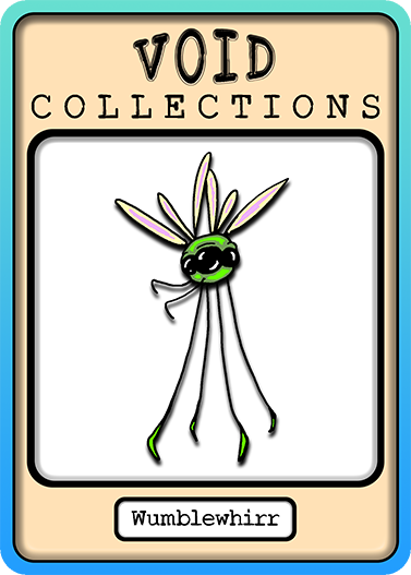 A picture of the Wumblewhirr card with its standard border.