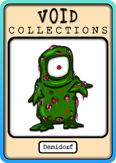 A picture of the Demidorf card with its standard border.